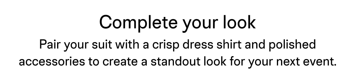 Complete Your Look