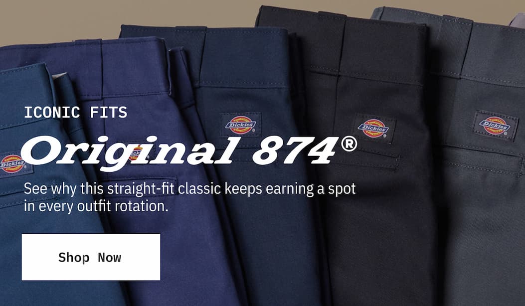Original 874 Work Pants. Shop Now.