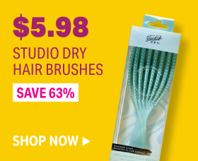 SHOP $5.98 STUDIO DRY ACCESSORIES