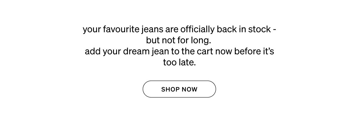 Abrand Jeans restock
