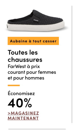 Aubaine à Tout Casser Toutes les chaussures FarWest à prix courant pour femmes et pour hommes économisez 40%