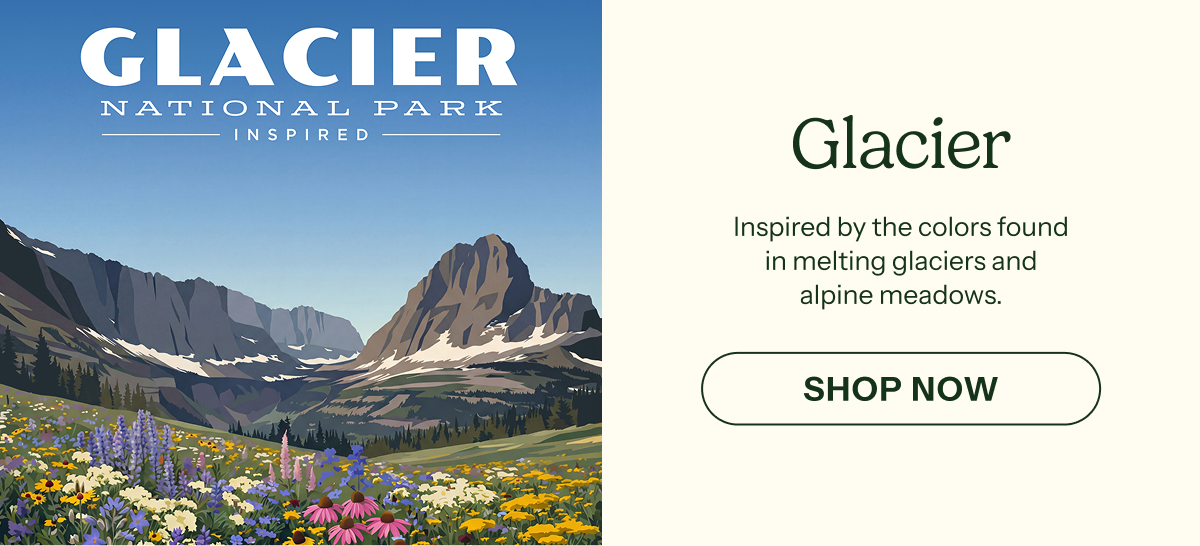 Glacier inspired flower seed mix