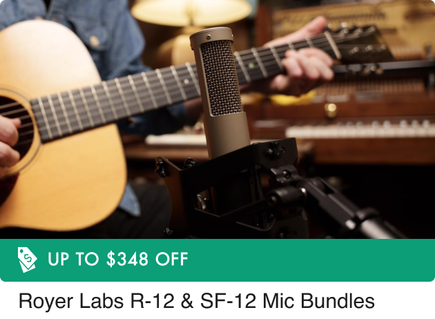 Up To $348 On Royer Labs R-12 & SF-12 Ribbon Mic Bundles