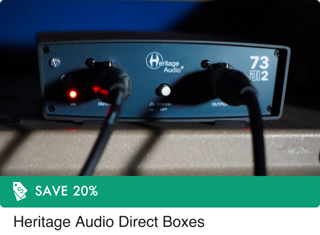 Save 20% On Heritage Audio Direct Boxes