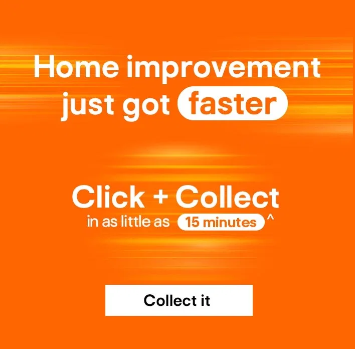 Click + Collect in as little as 15 minutes^