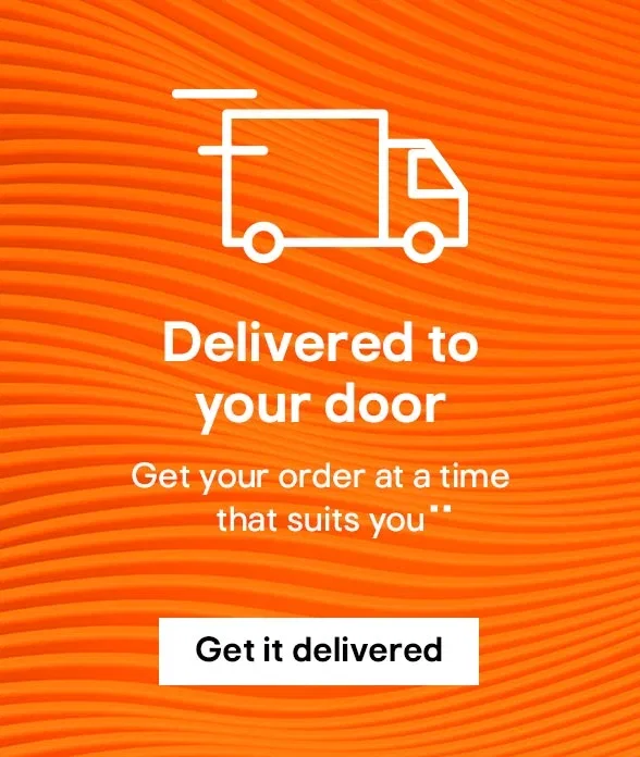Delivered to your door. Get your order at a time that suits you▪▪