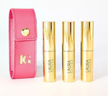 Laura Geller Jelly Balm Trio with Lipstick Case