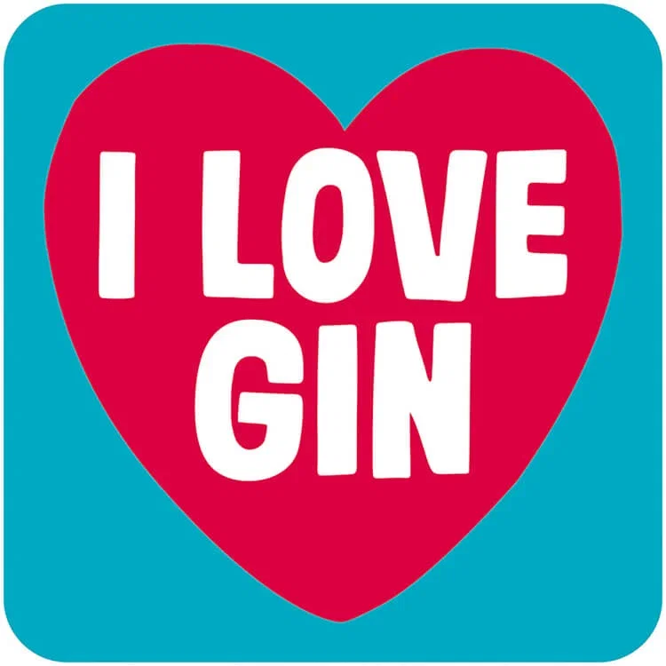 Image of I Love Gin Coaster
