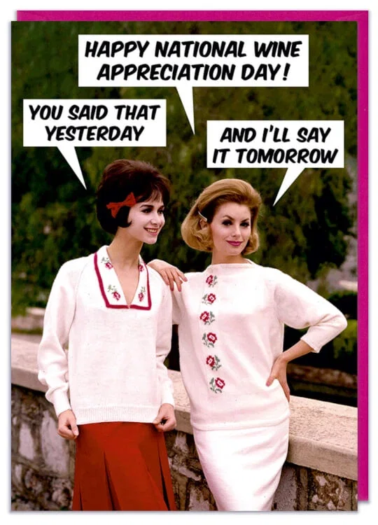 Image of Wine Appreciation Day Card