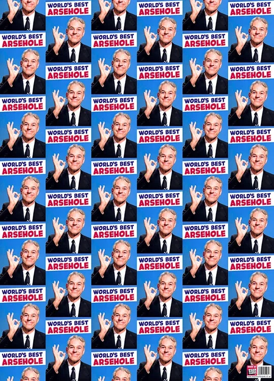 Image of World's best arsehole Gift Wrap x 3 Sheets