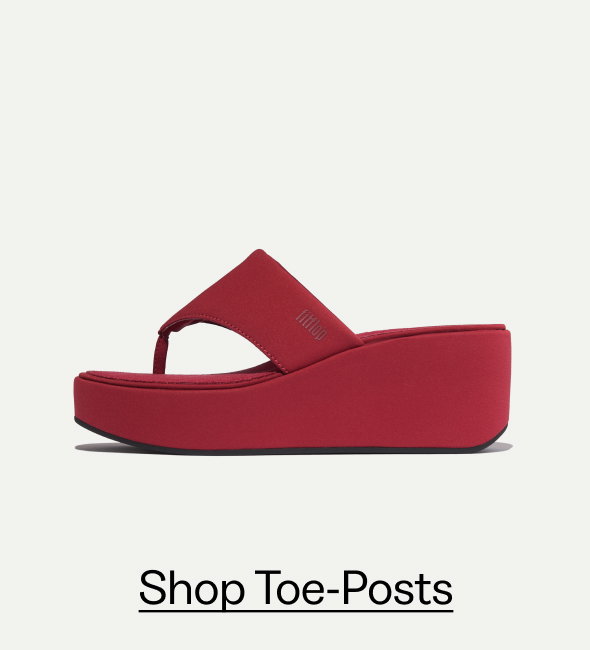 PLATFFORMS Wedge Toe-Post Sandals - Berry