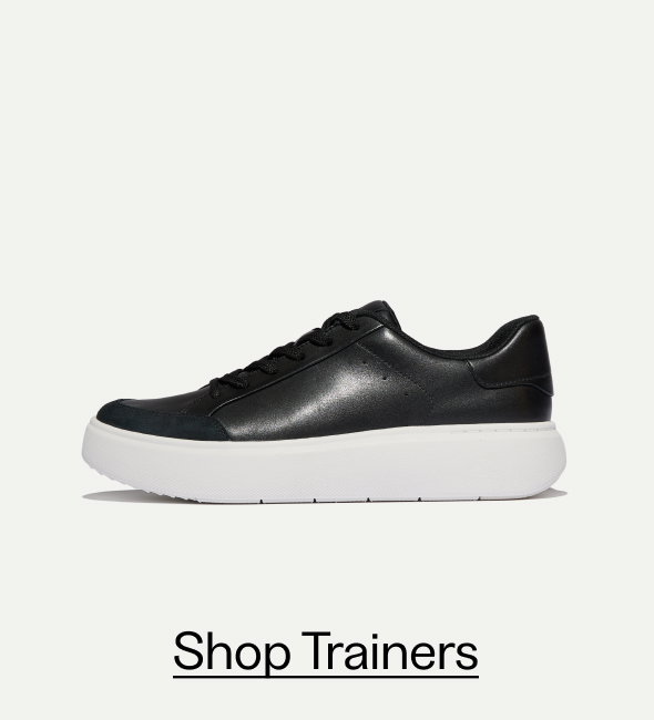 RTG Leather/Suede Trainers - Black