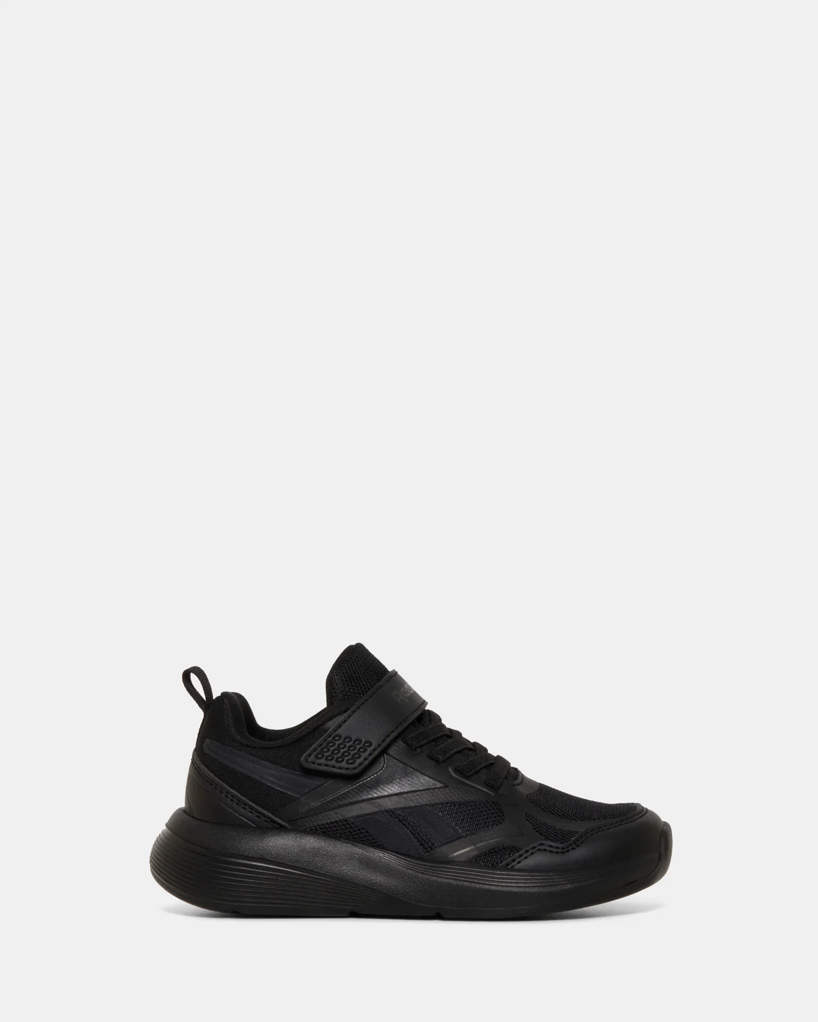 Image of Rush Run 6.0 Elastic Lace And Top Strap Black/Black/Black