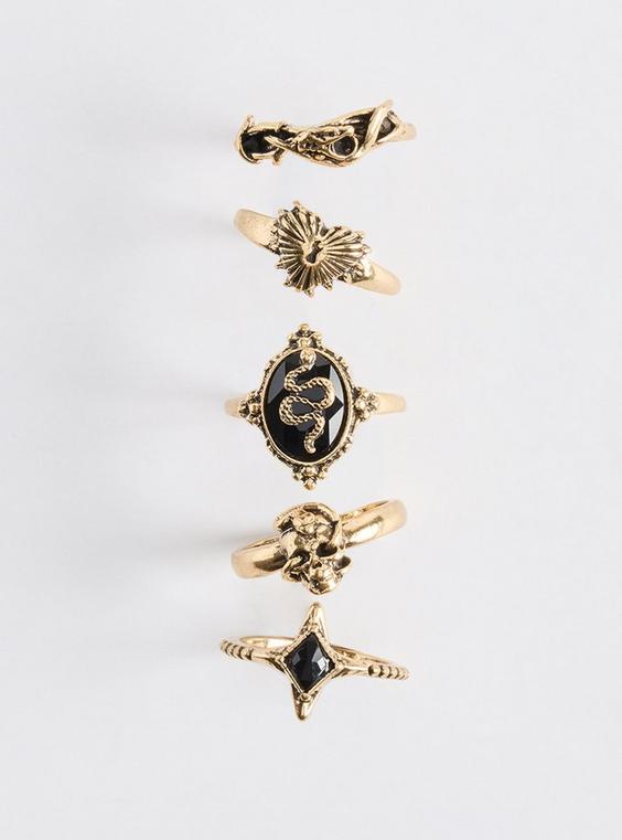 Snake Ring Set