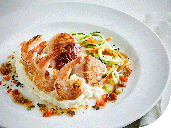 Fine dining onbaord a Princess ship.