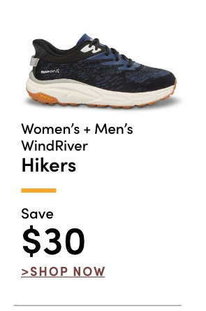 Women's + Men's WindRiver Hikers Save $30