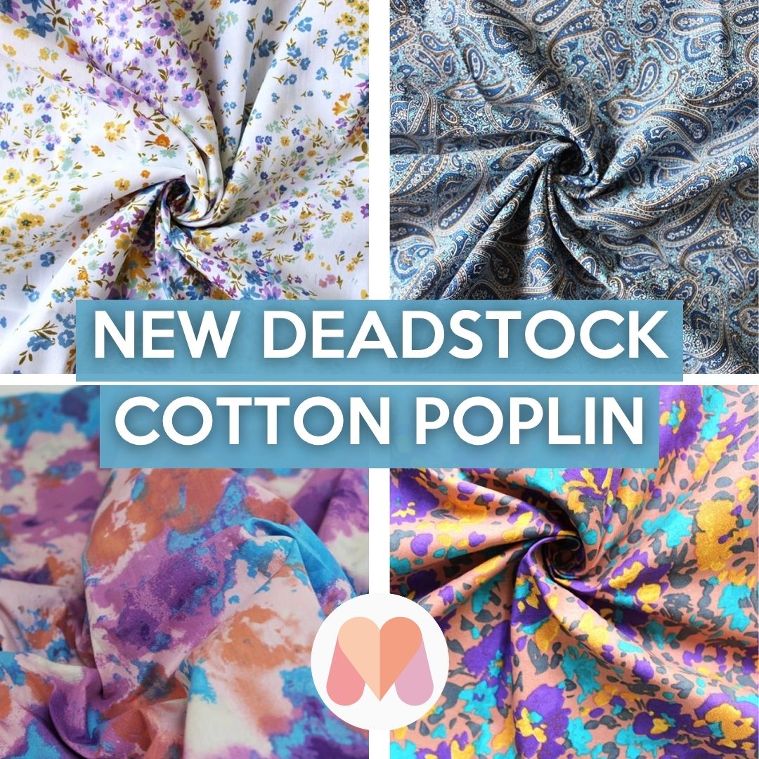 New deadstock cotton poplin