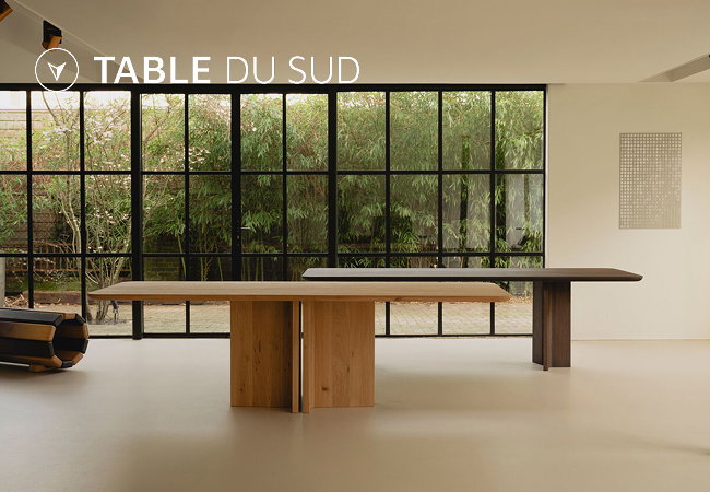 Eikenhouten tafels met Onno onderstel