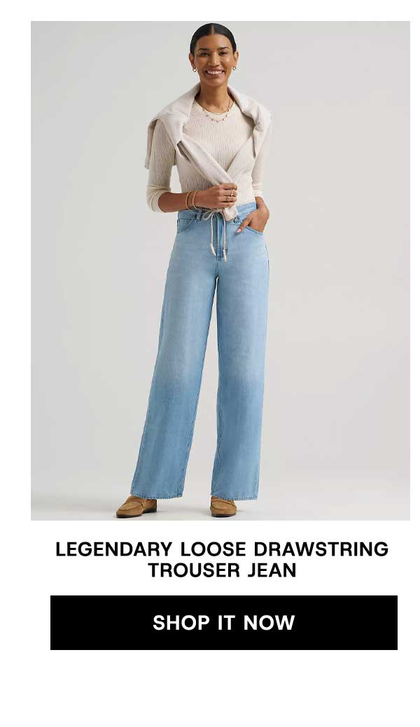 Legendary Loose Drawstring Trouser Jean