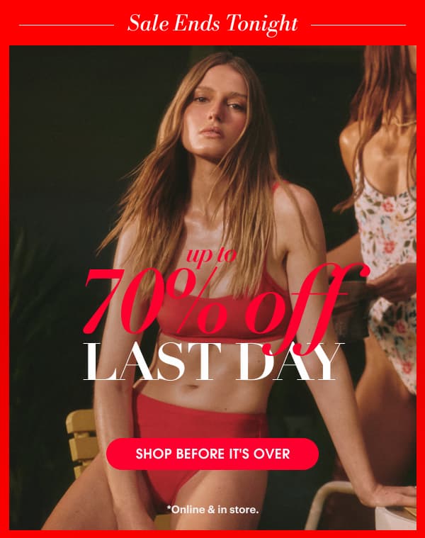Shop before it's over