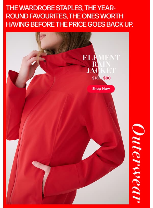 Element Long Rain Jacket