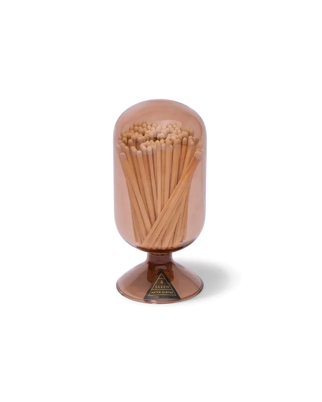 Image of Vintage Amber Match Holder