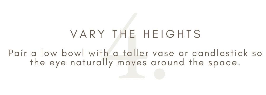 4. Vary The Heights