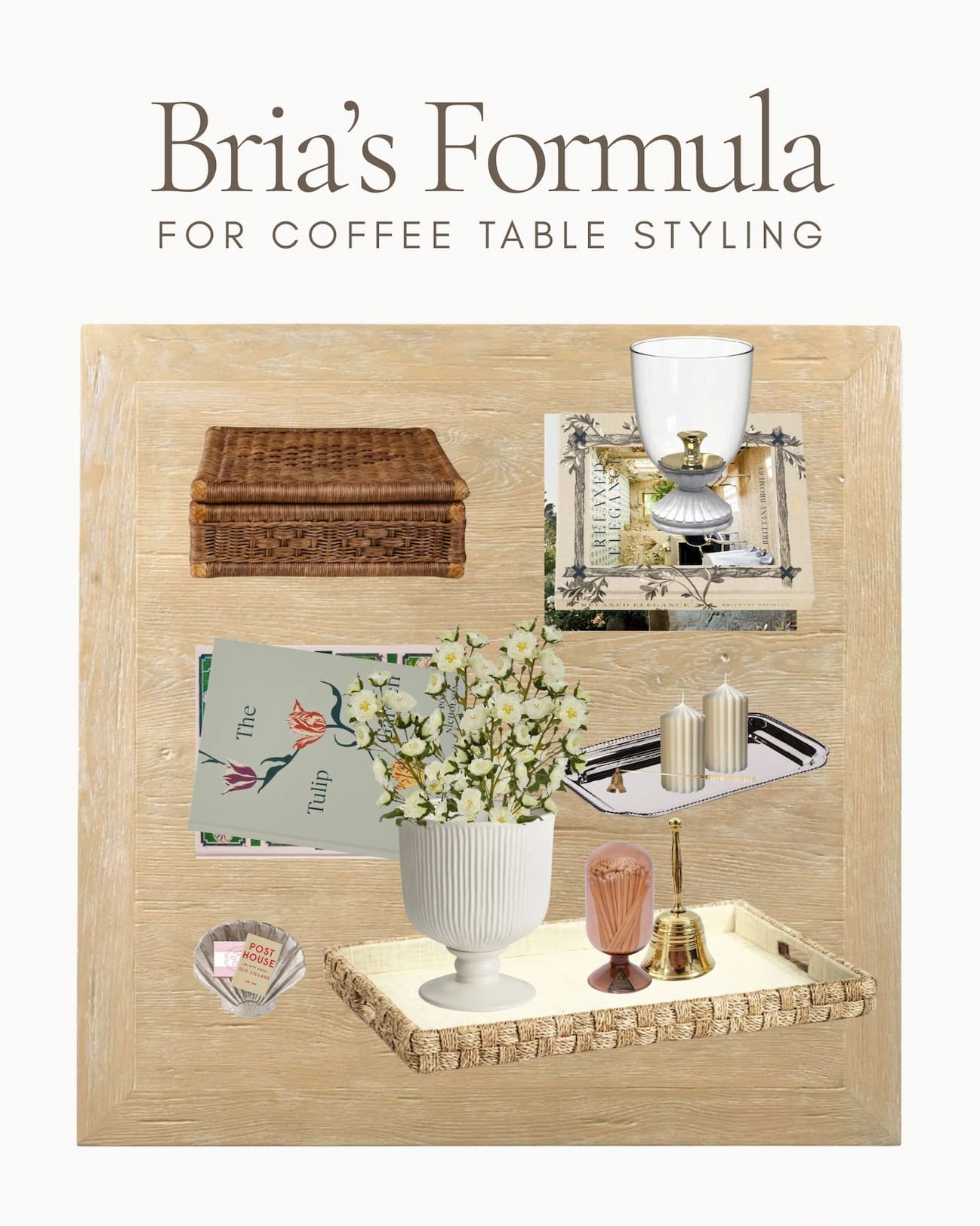 Bria's Formula for Coffee Table Styling
