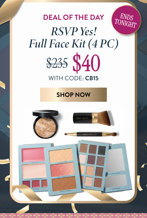 Deal Of The Day | RSVP Yes! Full Face Kit (4pc) | Shop Now