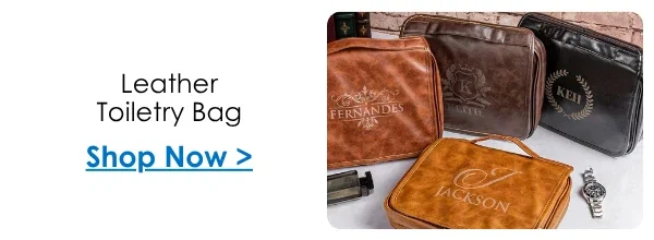 Leather Toiletry Bag