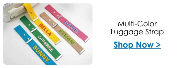 Multi-Color Luggage Strap