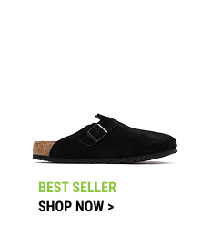 Womens Birkenstock Boston Soft Footbed Clog - Black