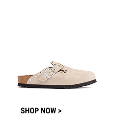Womens Birkenstock Boston Rivet Clog - Taupe