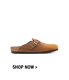 Mens Birkenstock Boston Clog - Cognac