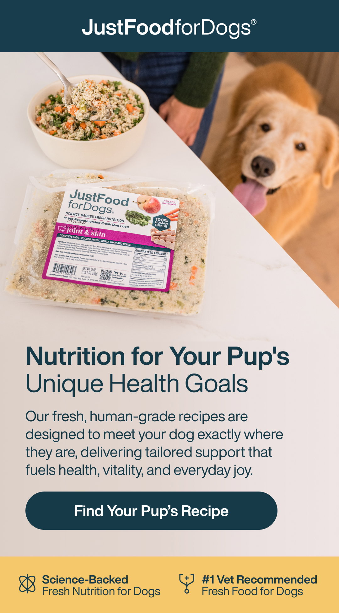 Find your Pup's Recipe