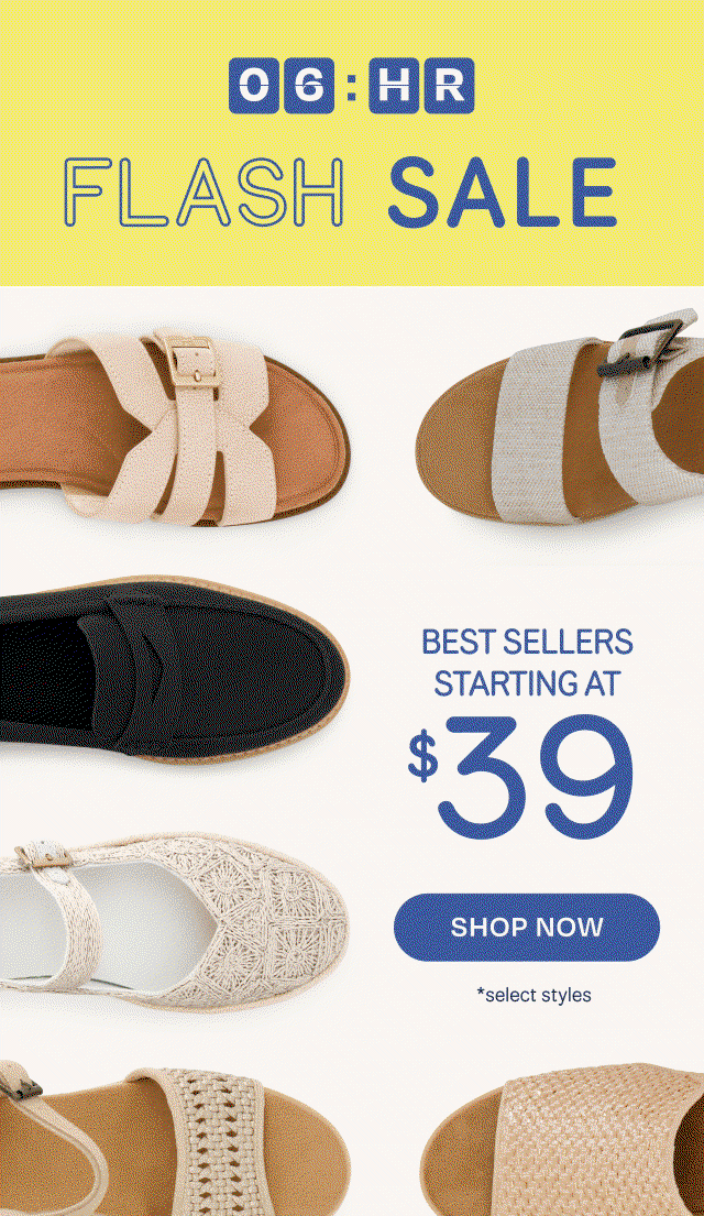Best Sellers Starting at $39