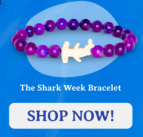 Shop now the Shark Week Bracelet!