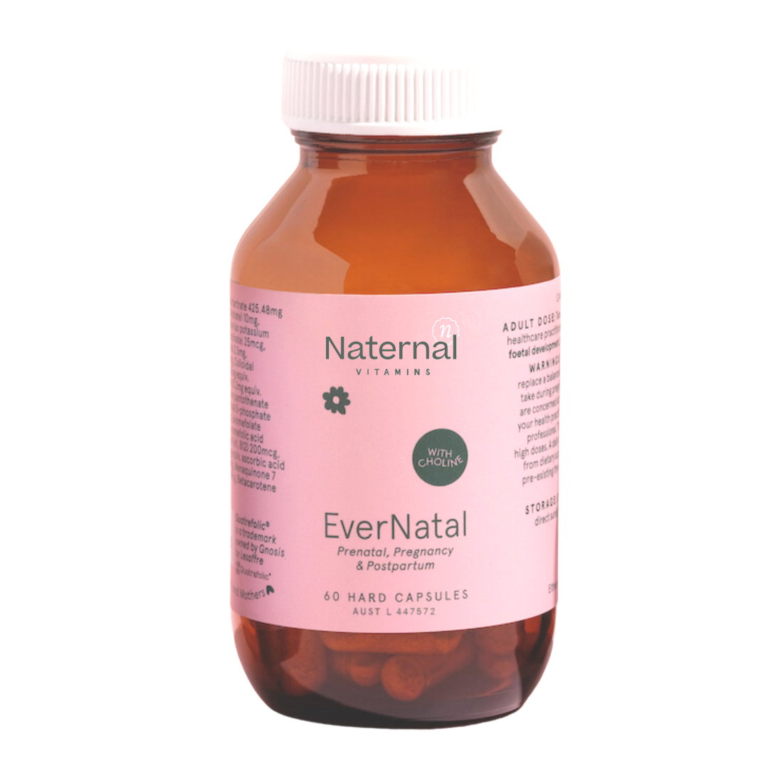Naternal EverNatal | Prenatal, Pregnancy & Postpartum 60 Capsules