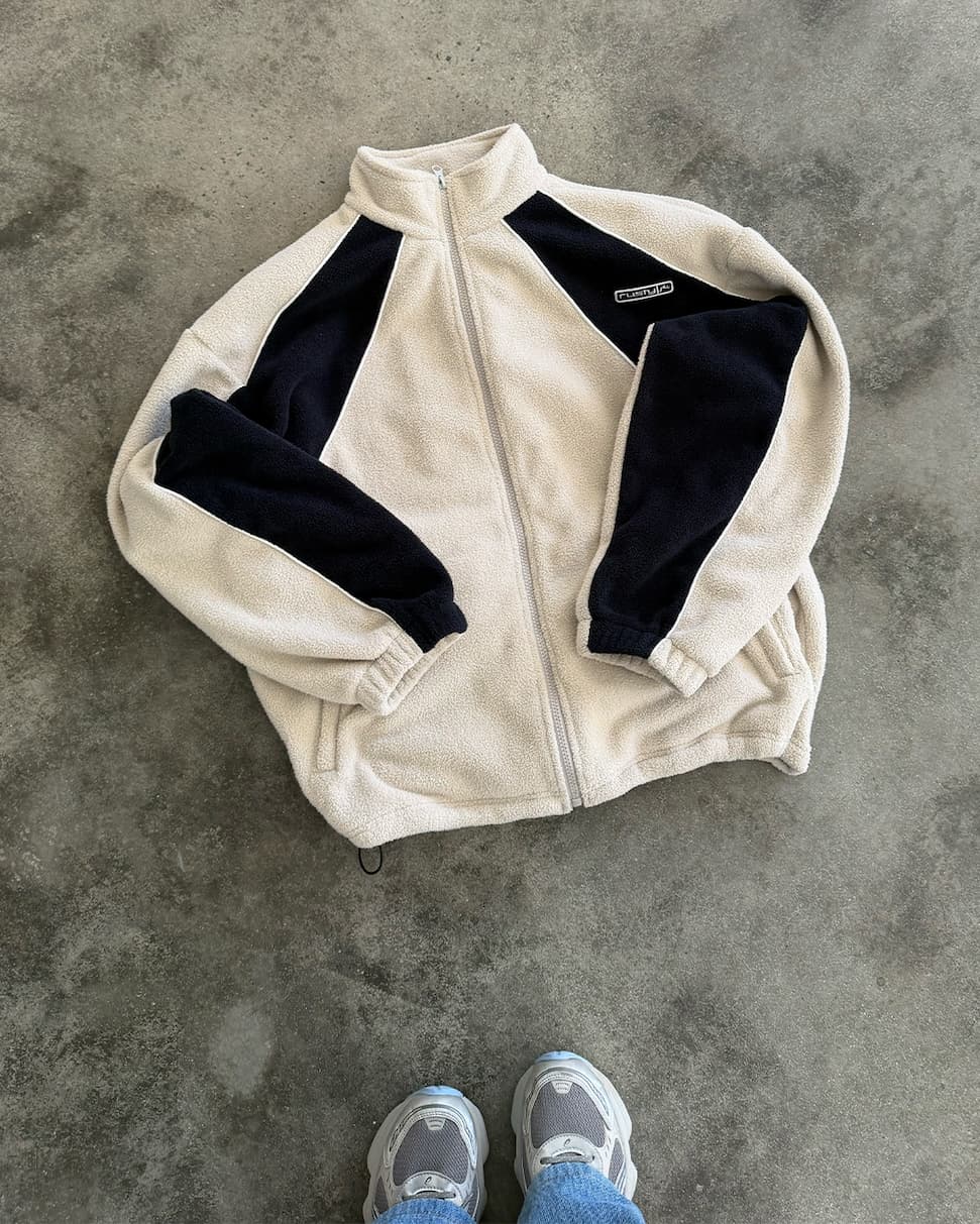 Two Tides Zip Through Sherpa Fleece