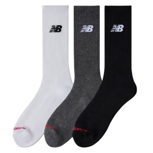 New Balance Everyday Crew Socks 3 Pack - Multi