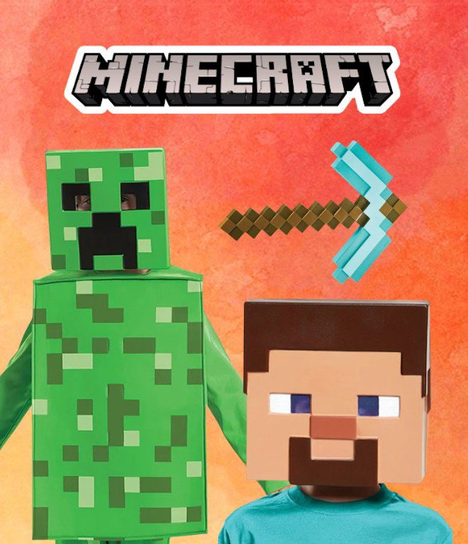 Minecraft Book Week Costumes. Click to shop the collection.