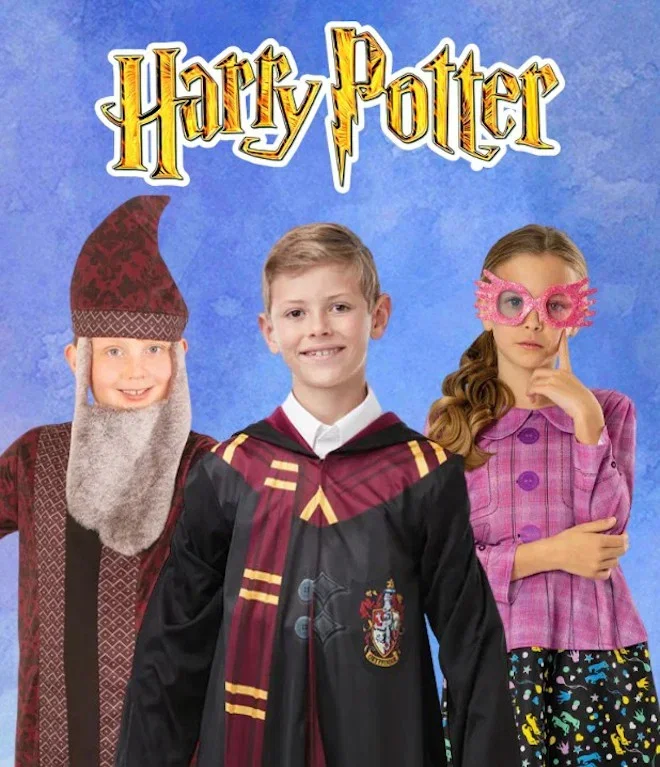Harry Potter Book Week Costumes. Click to shop the collection.