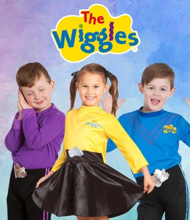 The Wiggles Book Week Costumes. Click to shop the collection.