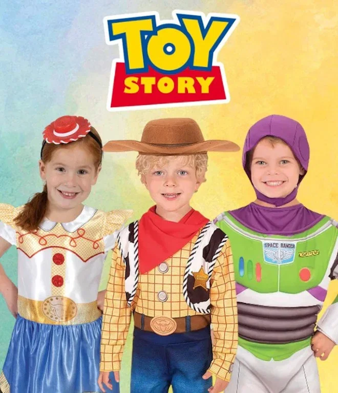 Toy Story Book Week Costumes. Click to shop the collection.