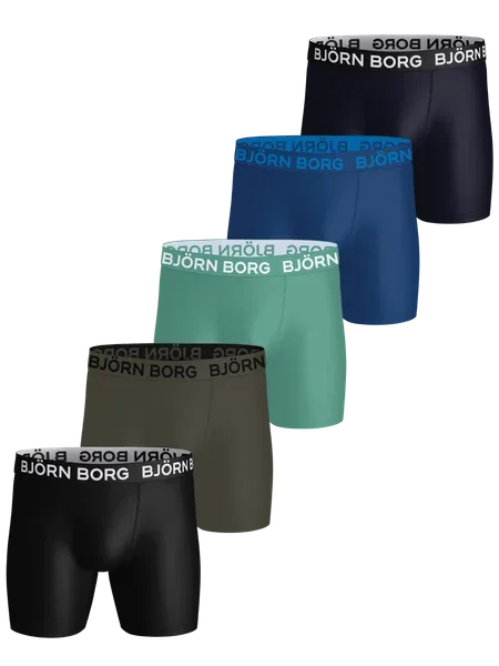 Sports Microfiber Boxers 5-pack