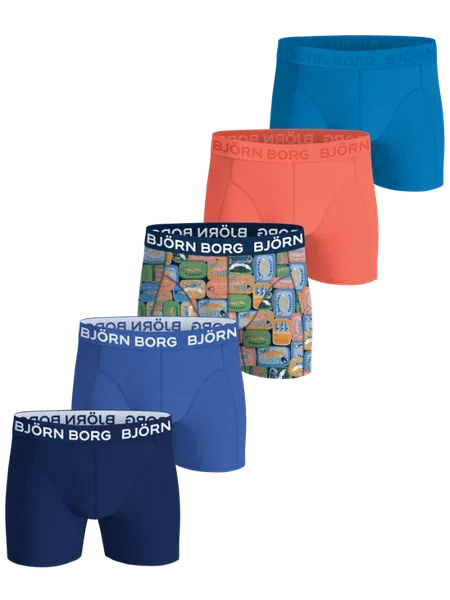 Cotton Stretch Boxers 5-pack