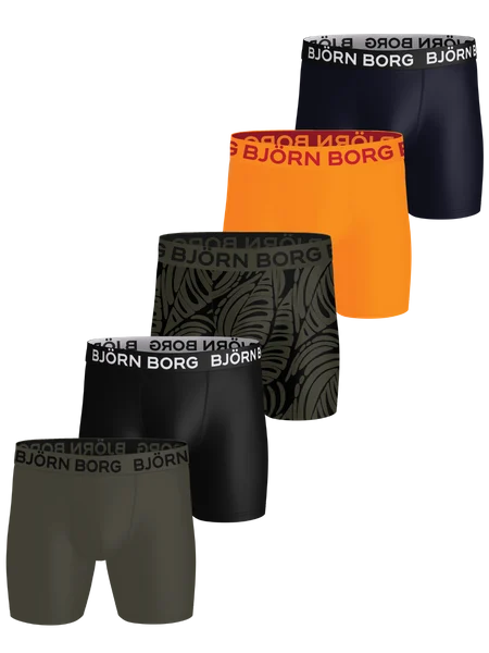 Sports Microfiber Boxers 5-pack