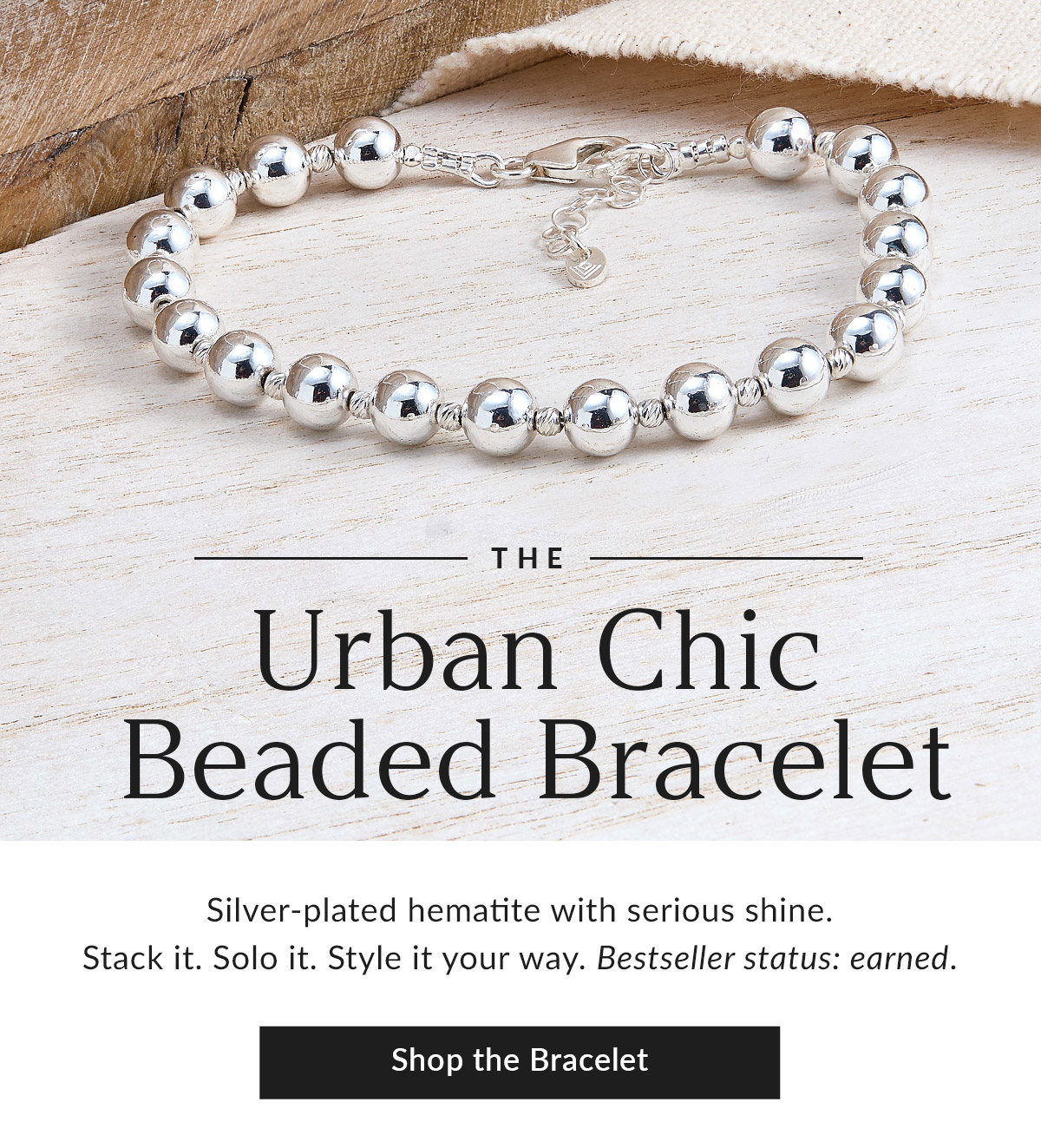 Urban Chic Beaded Bracelet