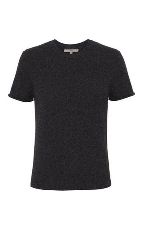Knit Tee — Charcoal