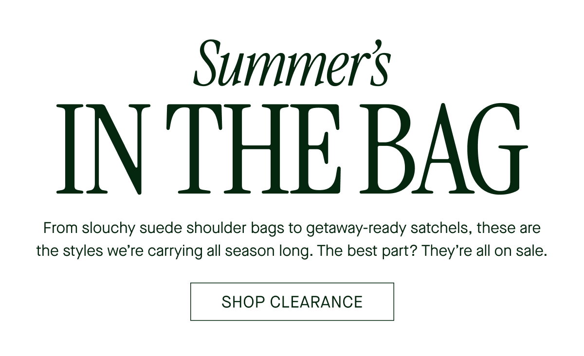 SHOP CLEARANCE